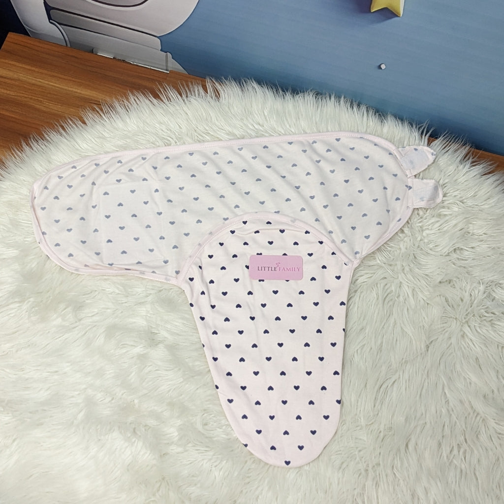 "Heart" Theme Baby Swaddle