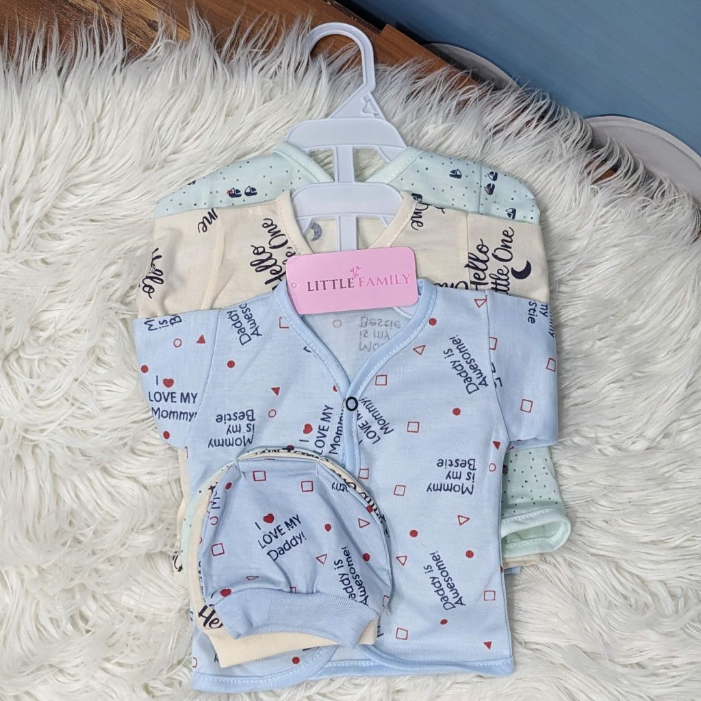 Newborn 3-Piece Cotton Outfit Set – Pack of 3