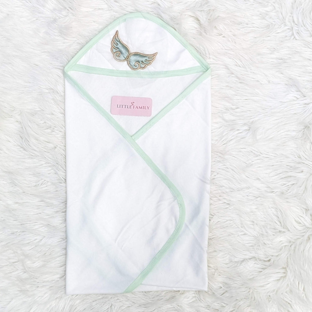 Premium 10-Piece Baby Starter Set – (Wings) | Light Green