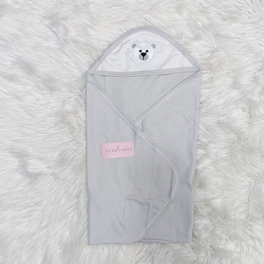 Premium Newborn Baby 10-Piece Gift Set - (BEAR) | Grey