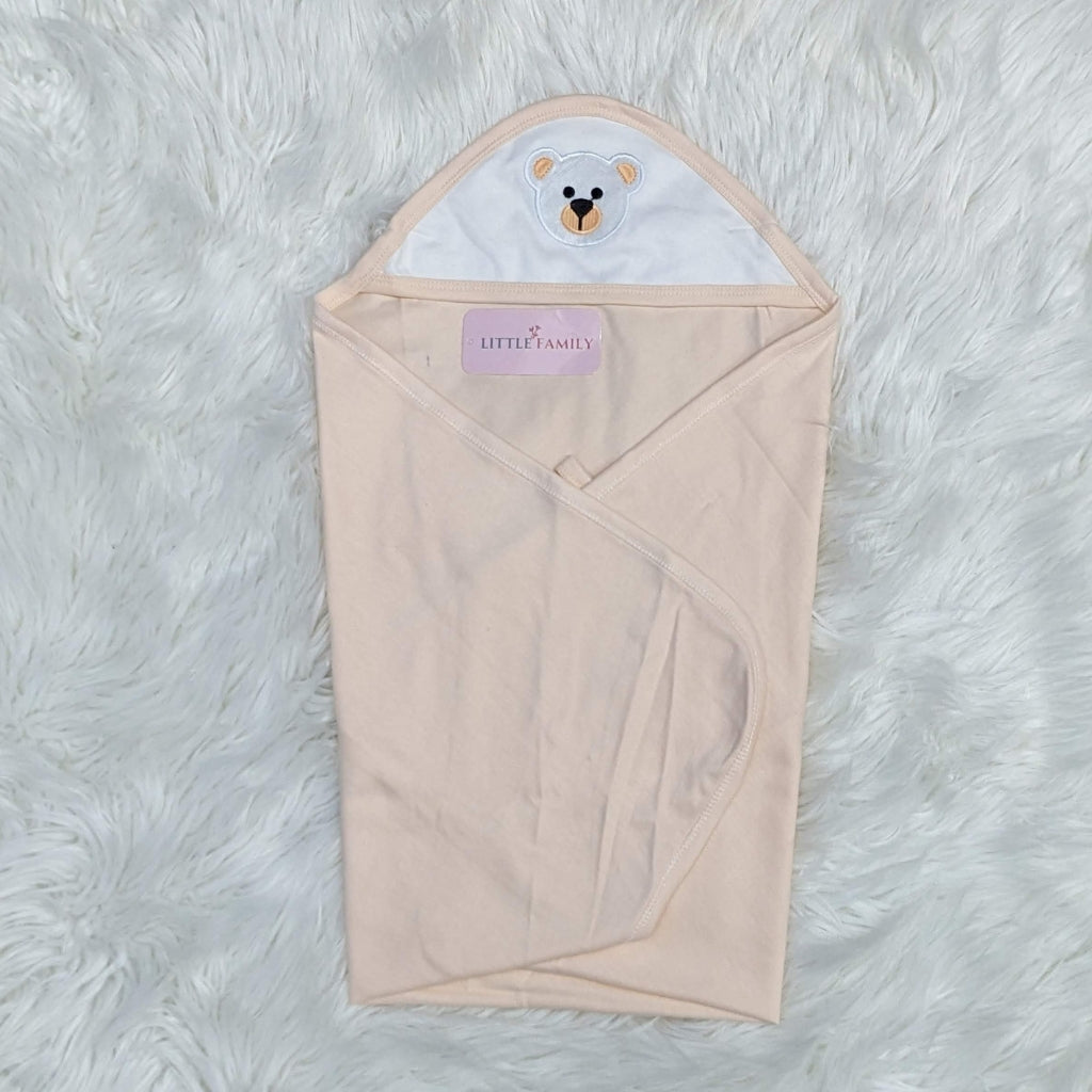 Premium Newborn Baby 10-Piece Gift Set - (BEAR) | Peach