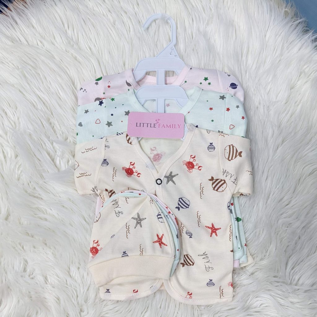 Newborn 3-Piece Cotton Outfit Set – Pack of 3