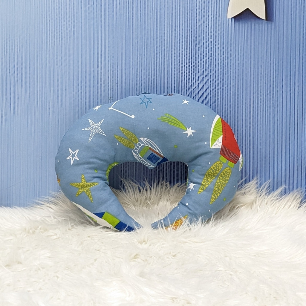 Premium 12-Piece Baby Bedding Set | Blue Astronaut