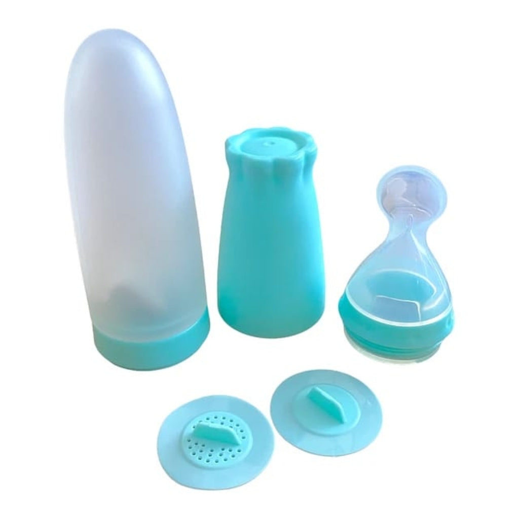 Silicone Baby Spoon Feeder Bottle – Safe & Mess-Free Feeding