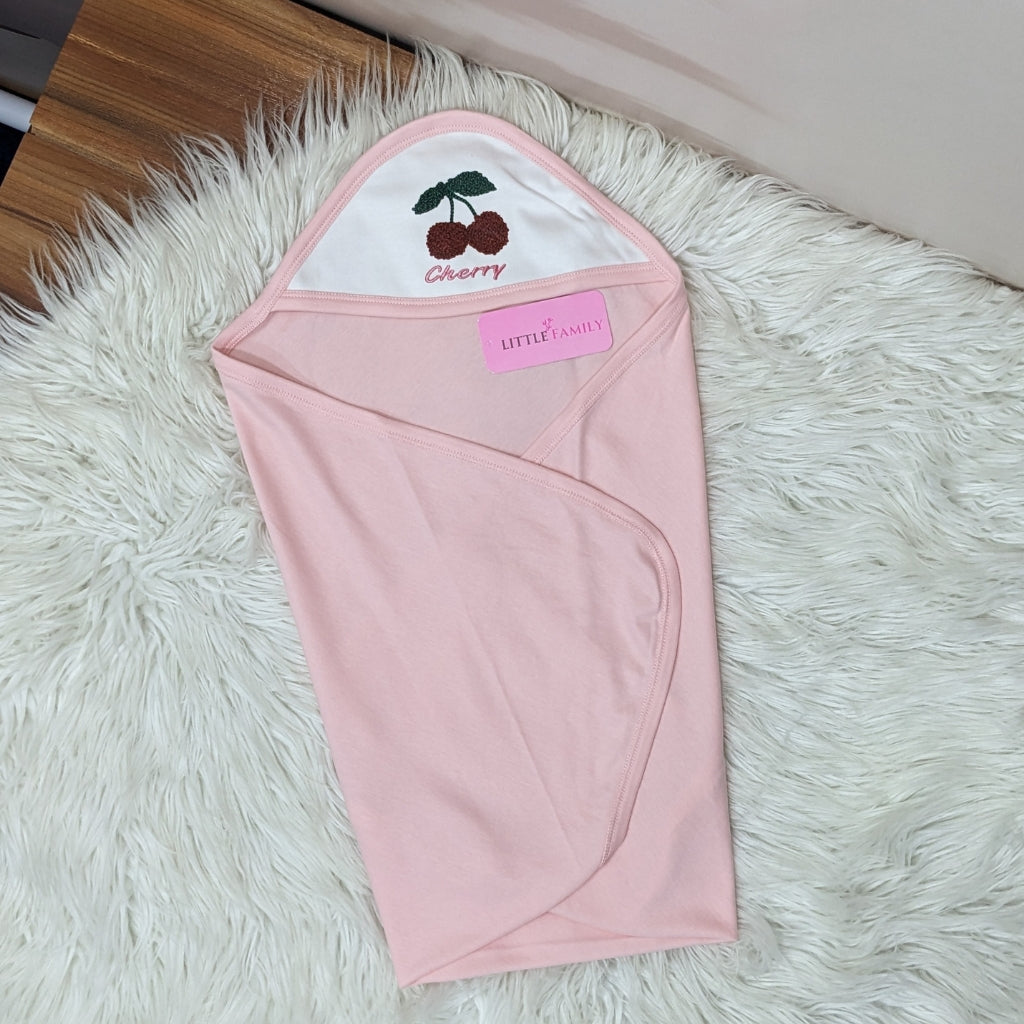 Premium 10 Piece Baby Starter set | Cherry Theme - Pink