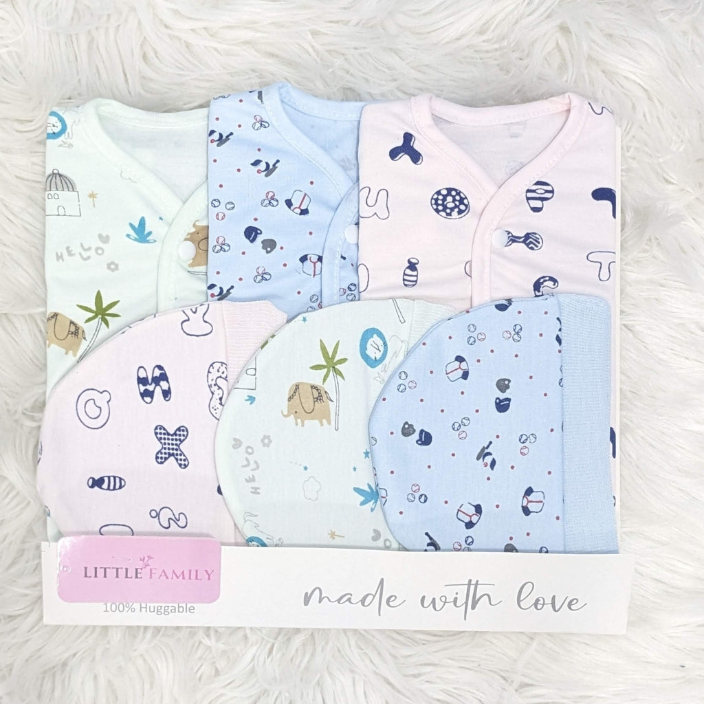 "Pink Alphabets" Print – 3-Piece Baby Suit Set