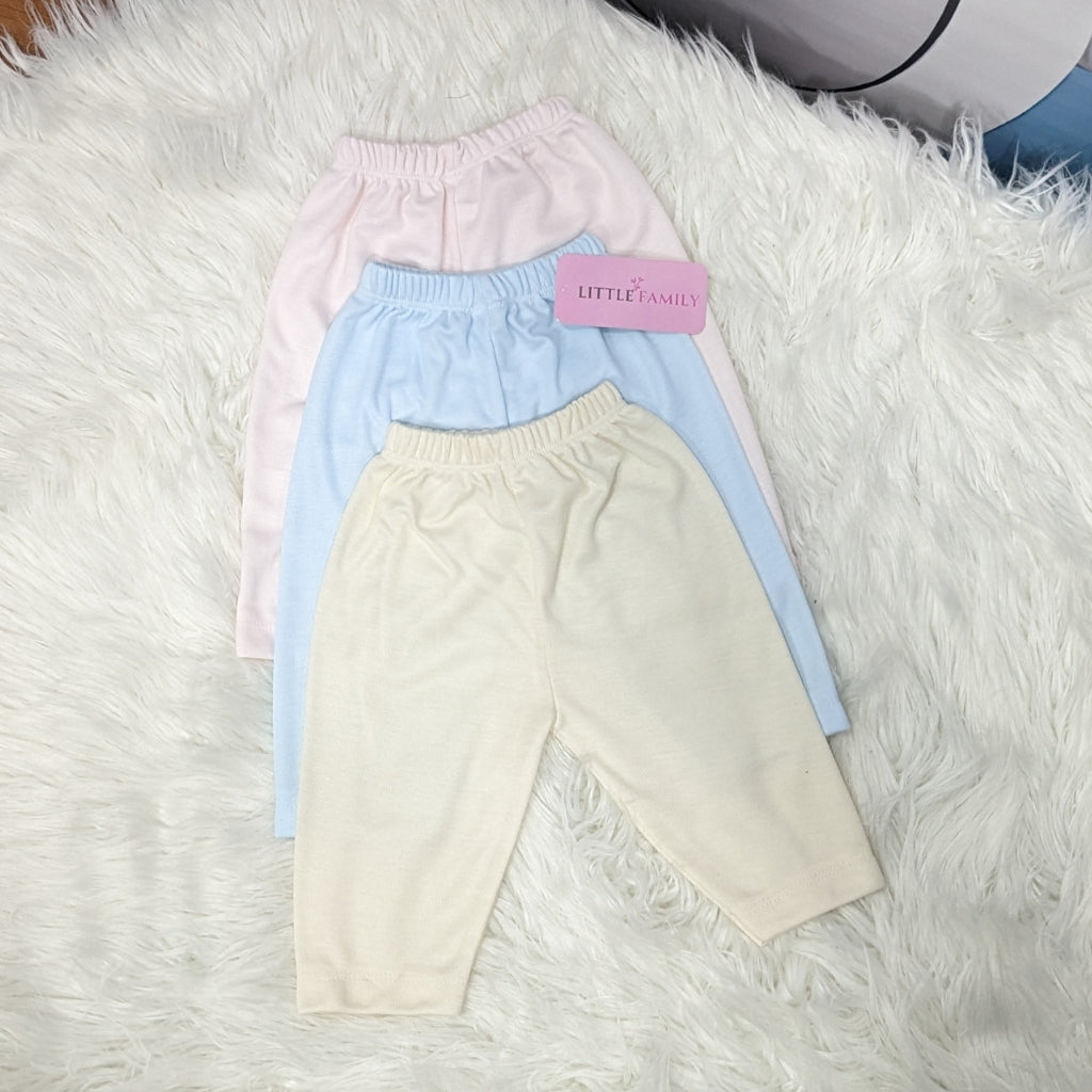 Pack of 3 Newborn Cotton Trousers