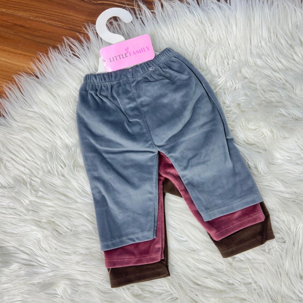 Pack of 3 Velvet Trousers