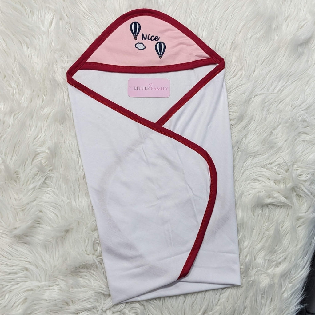 Premium Newborn Baby 10-Piece Gift Set - (Ballon) | Pink