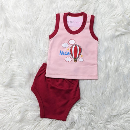 Premium Newborn Baby 10-Piece Gift Set - (Ballon) | Pink