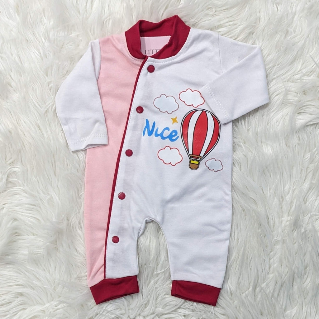 Premium Newborn Baby 10-Piece Gift Set - (Ballon) | Pink