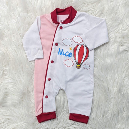 Premium Newborn Baby 10-Piece Gift Set - (Ballon) | Pink