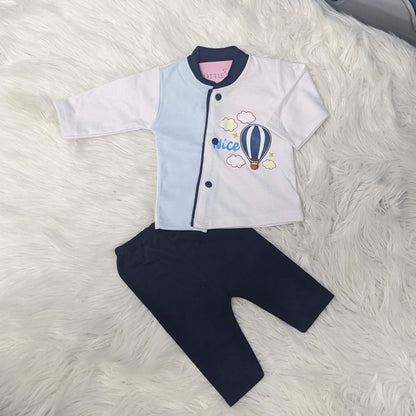 Premium Newborn Baby 10-Piece Gift Set - (Ballon) | Blue