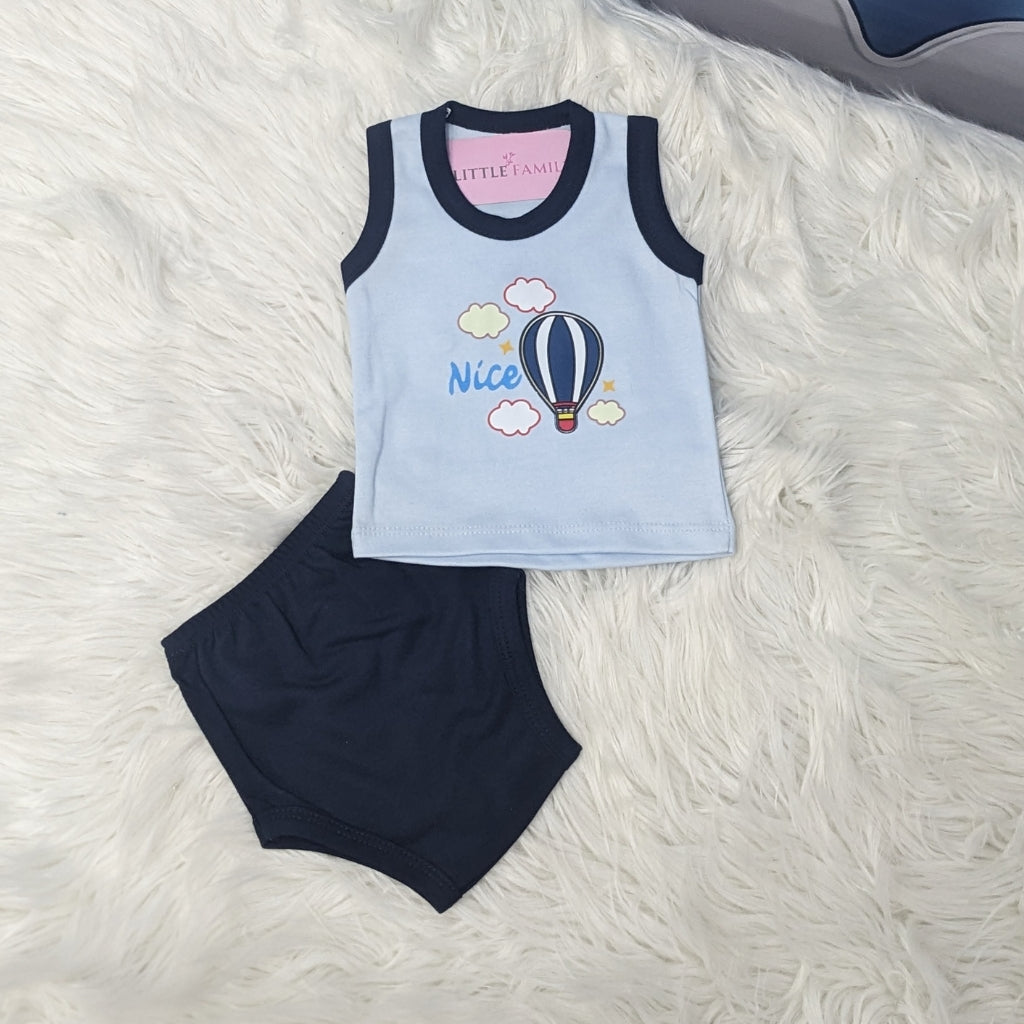 Premium Newborn Baby 10-Piece Gift Set - (Ballon) | Blue