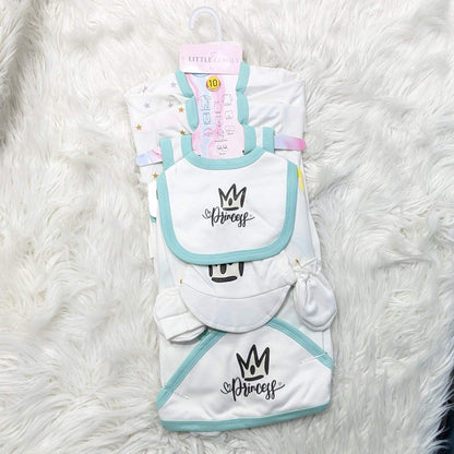 Premium Newborn Baby 10-Piece Gift Set | Little Princess