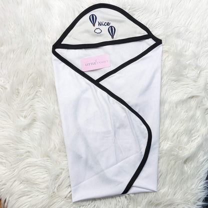 Premium Newborn Baby 10-Piece Gift Set - (Ballon) | Light Grey