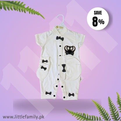 MG-725 Turkish Cotton Summer Set – Romper, Cap & Mittens