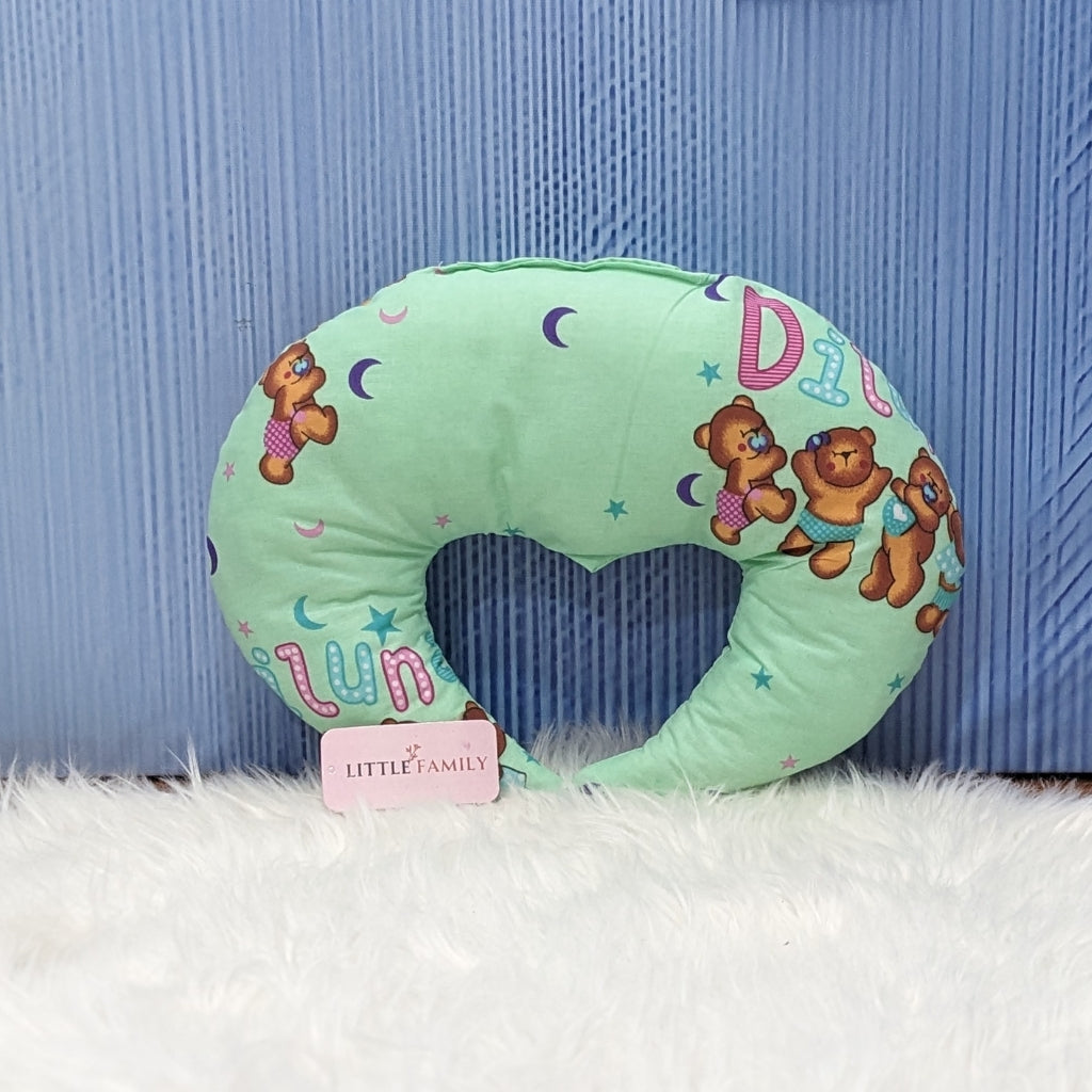 Premium 12-Piece Baby Bedding Set | Green Bear