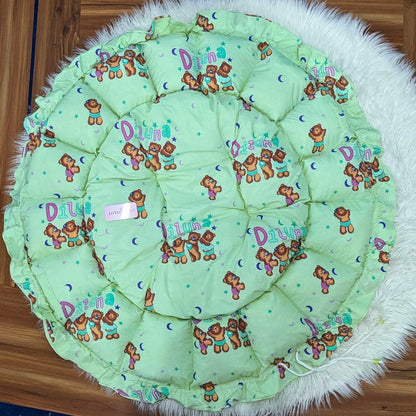 Premium 12-Piece Baby Bedding Set | Green Bear