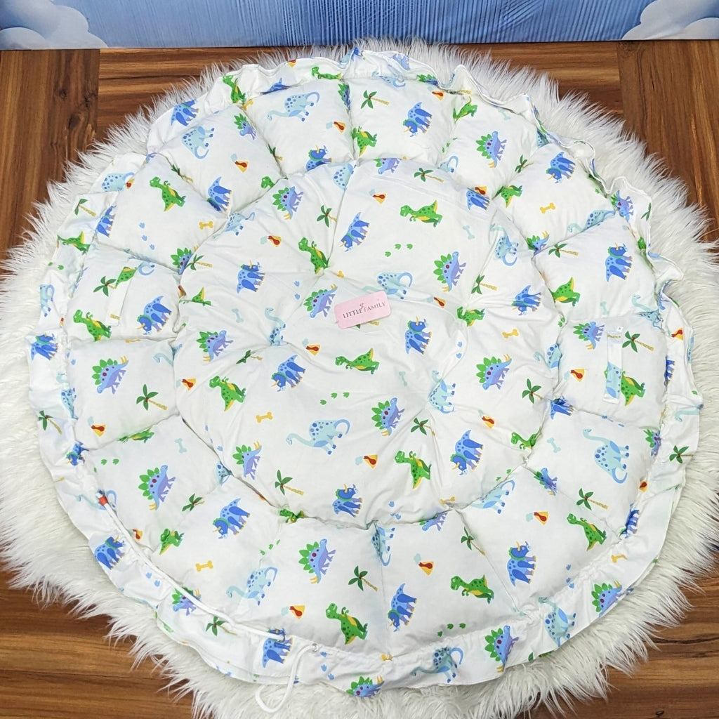 Premium 12-Piece Baby Bedding Set | White DIno