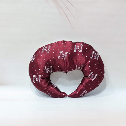 Premium Silk 11-Piece Baby Bedding Set | "Welcome to the World" - (Maroon)