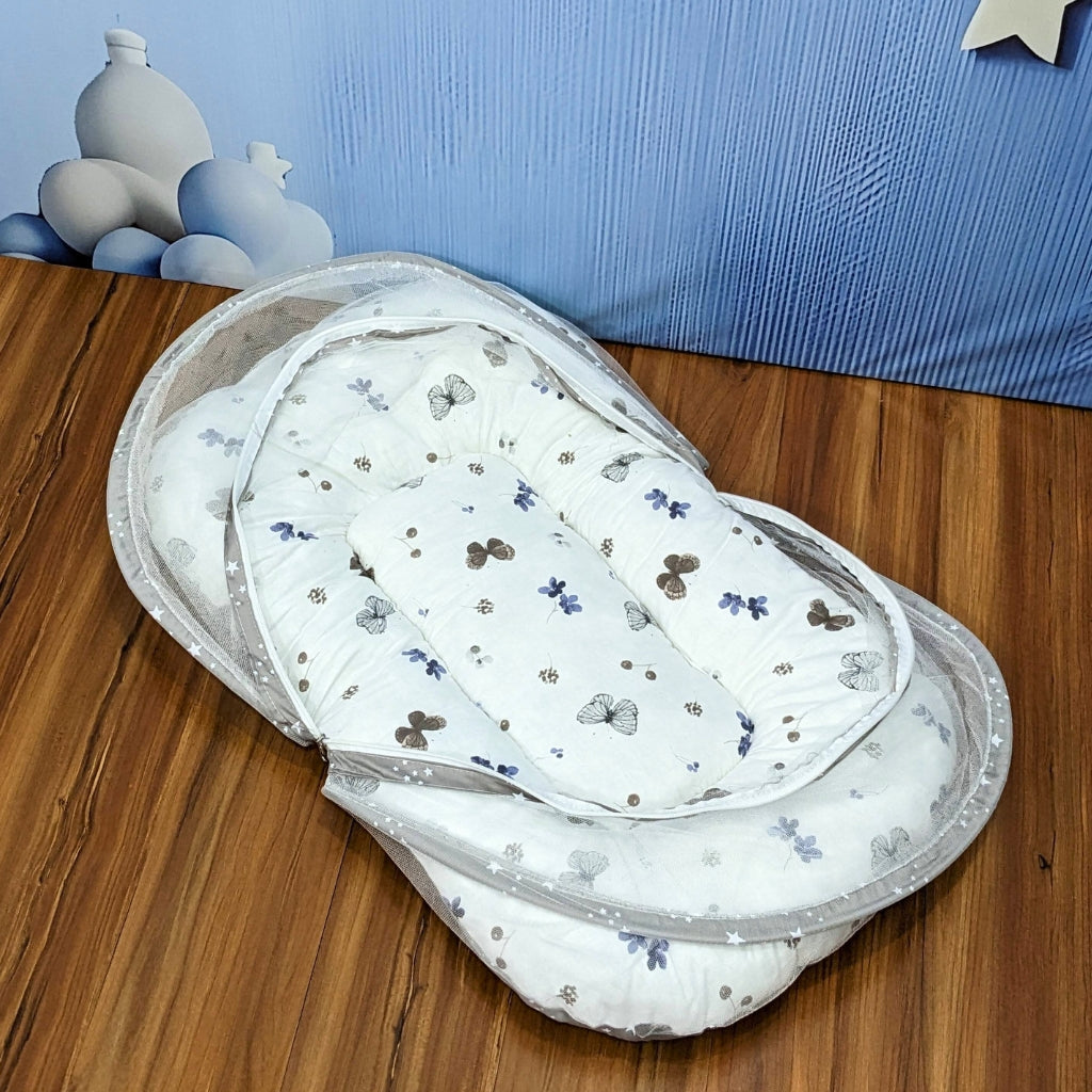 Starry Dreams Baby Bedding Set - 8 Pieces (Charcoal Grey) | Large