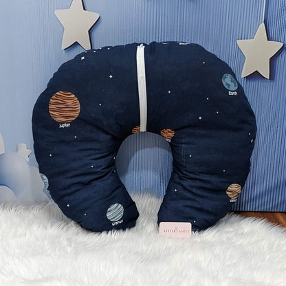 Galaxy Theme Baby Feeding Pillow – Ergonomic Support for Breastfeeding Moms