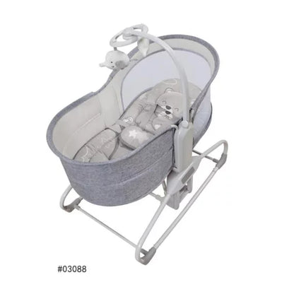 Mastela 4-in-1 Baby Cradle Swing with Adjustable Backrest & Mosquito Net