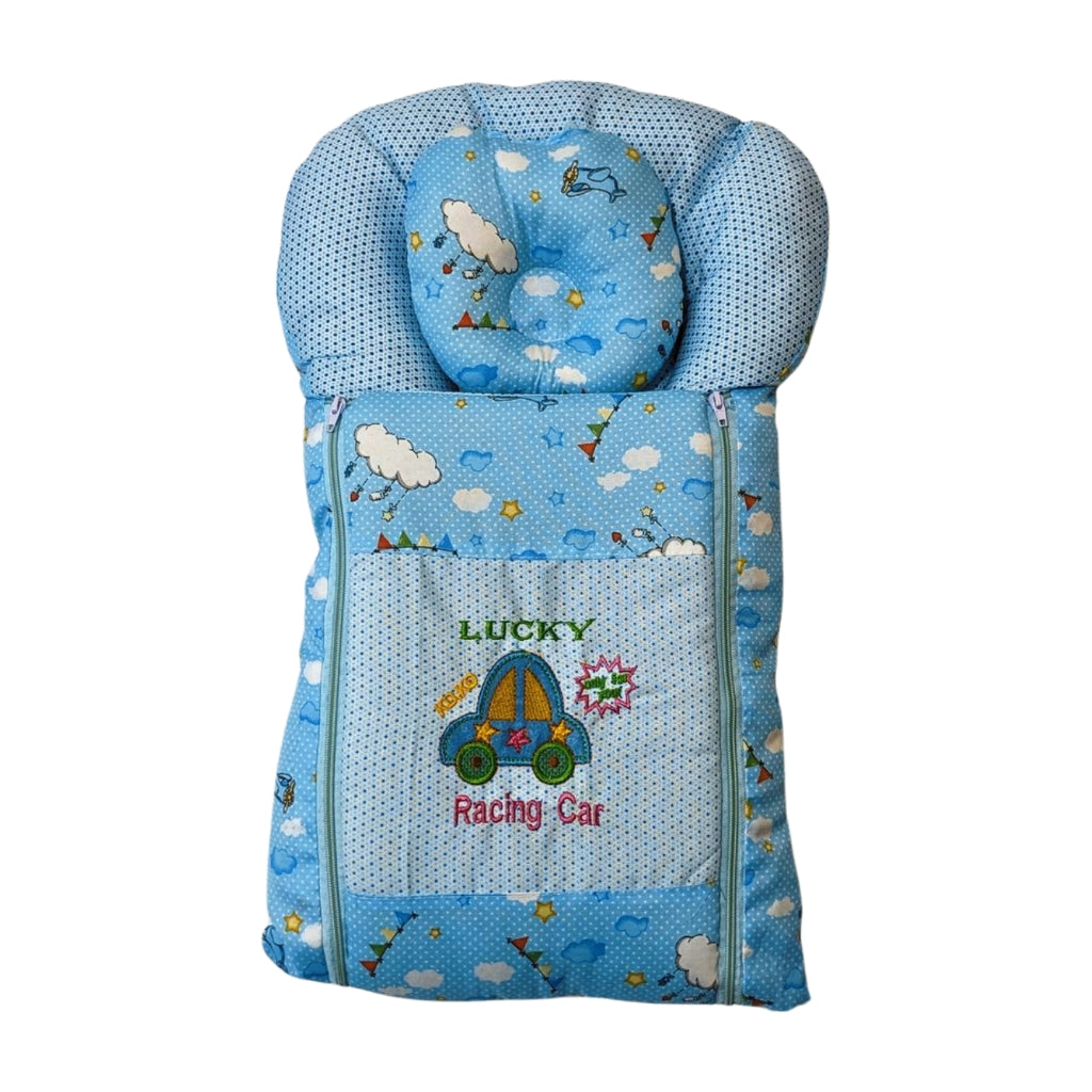 Embroidered Cotton Carrynest For New Born Baby