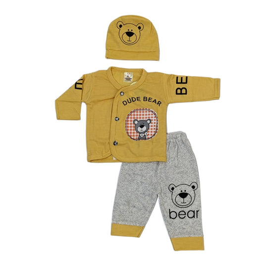 3-Piece Bear Suit For Your Little One