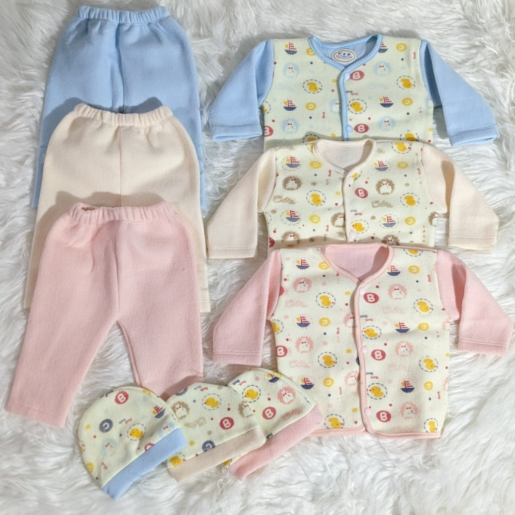 Pack of 3 Winter Baby Printed Set