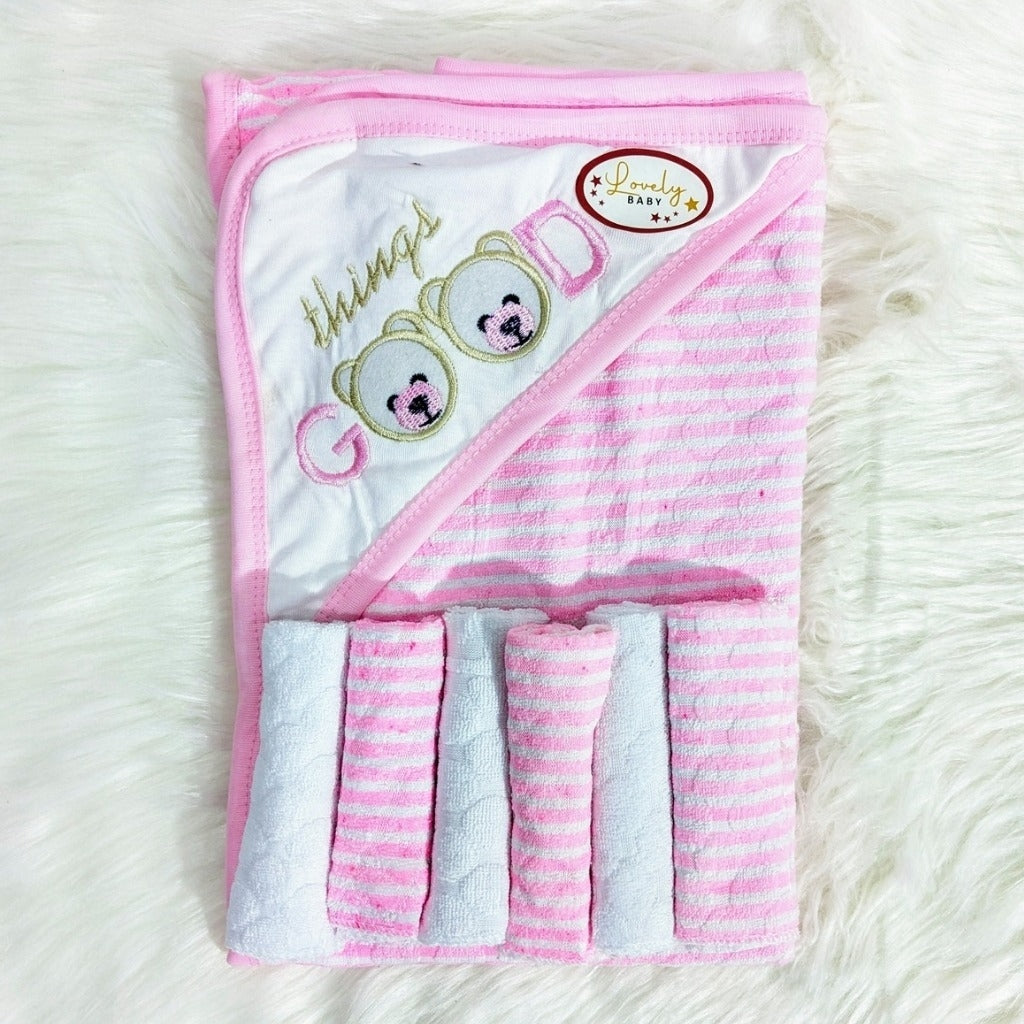 Lovely Baby Bath Towel and Face Towels