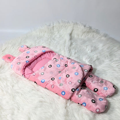 Polar Fleece Winter Swaddle - Cozy Wrap for Newborns