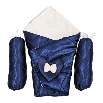 Premium Silk Baby Bedding Set - 9 Pieces