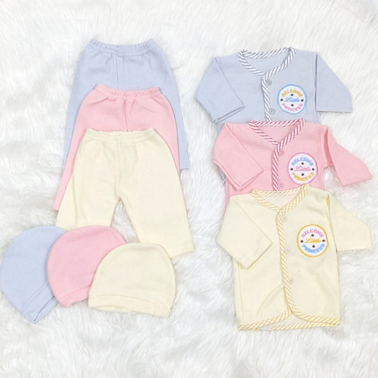 Pack Of 3 Winter Baby Outfit Set