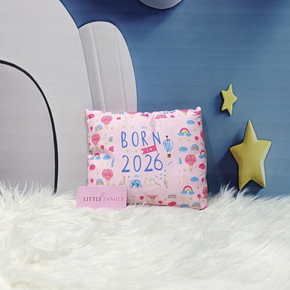 "Born In 2026" Baby 8 PC'S Bedding Set - (Pink) | Large