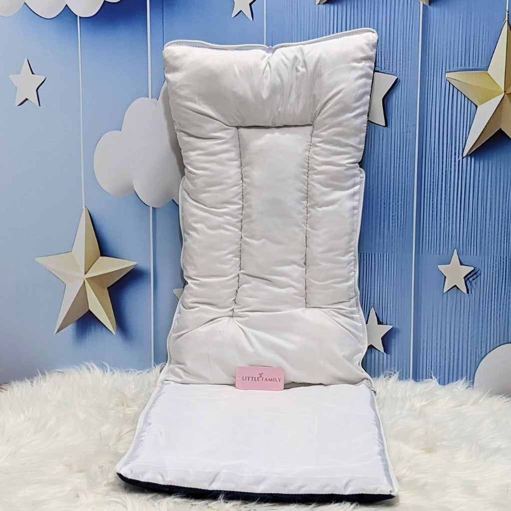 "Born in 2026" Newborn Baby Carry Nest - Soft Poly Cotton | Blue