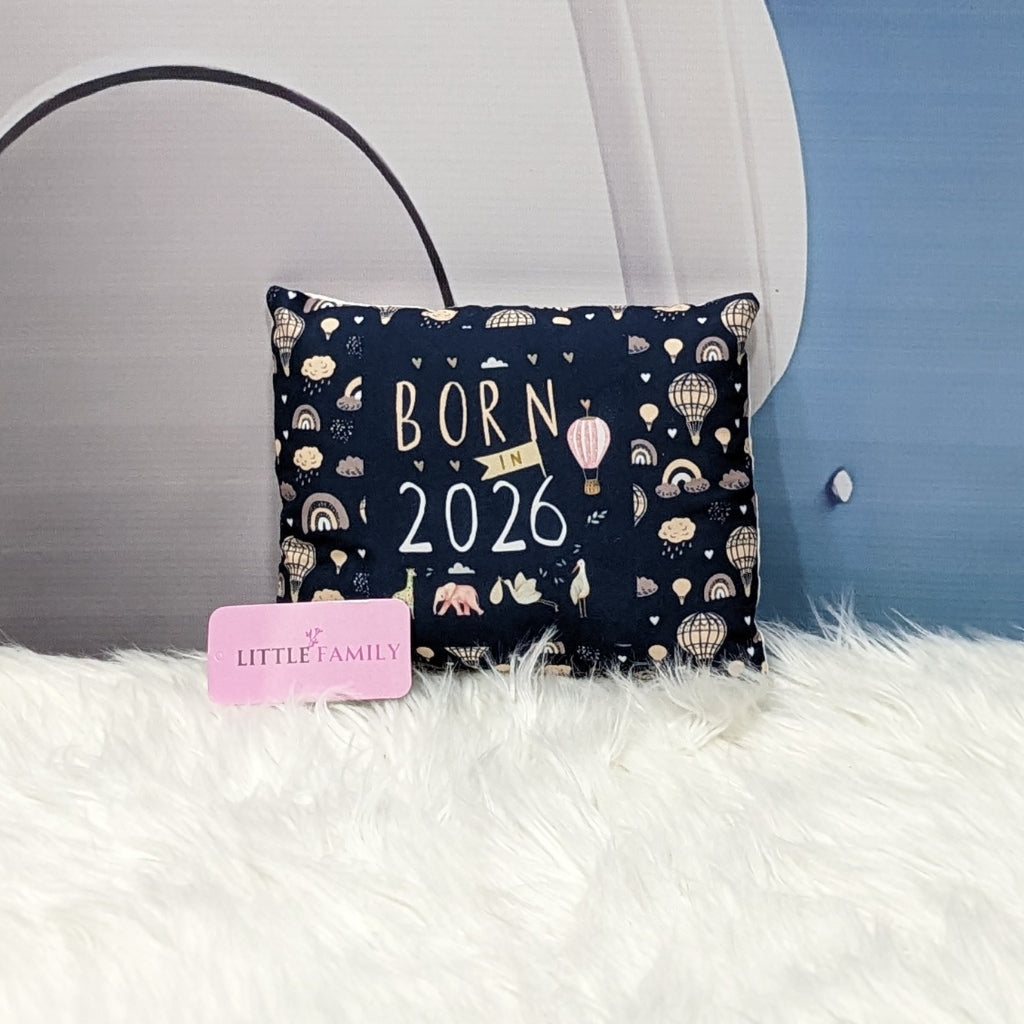 "Born In 2026" Baby 8 PC'S Bedding Set - (Navy Blue) | Large