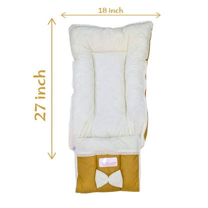 Royal Bow Baby Nest – Mustard Yellow