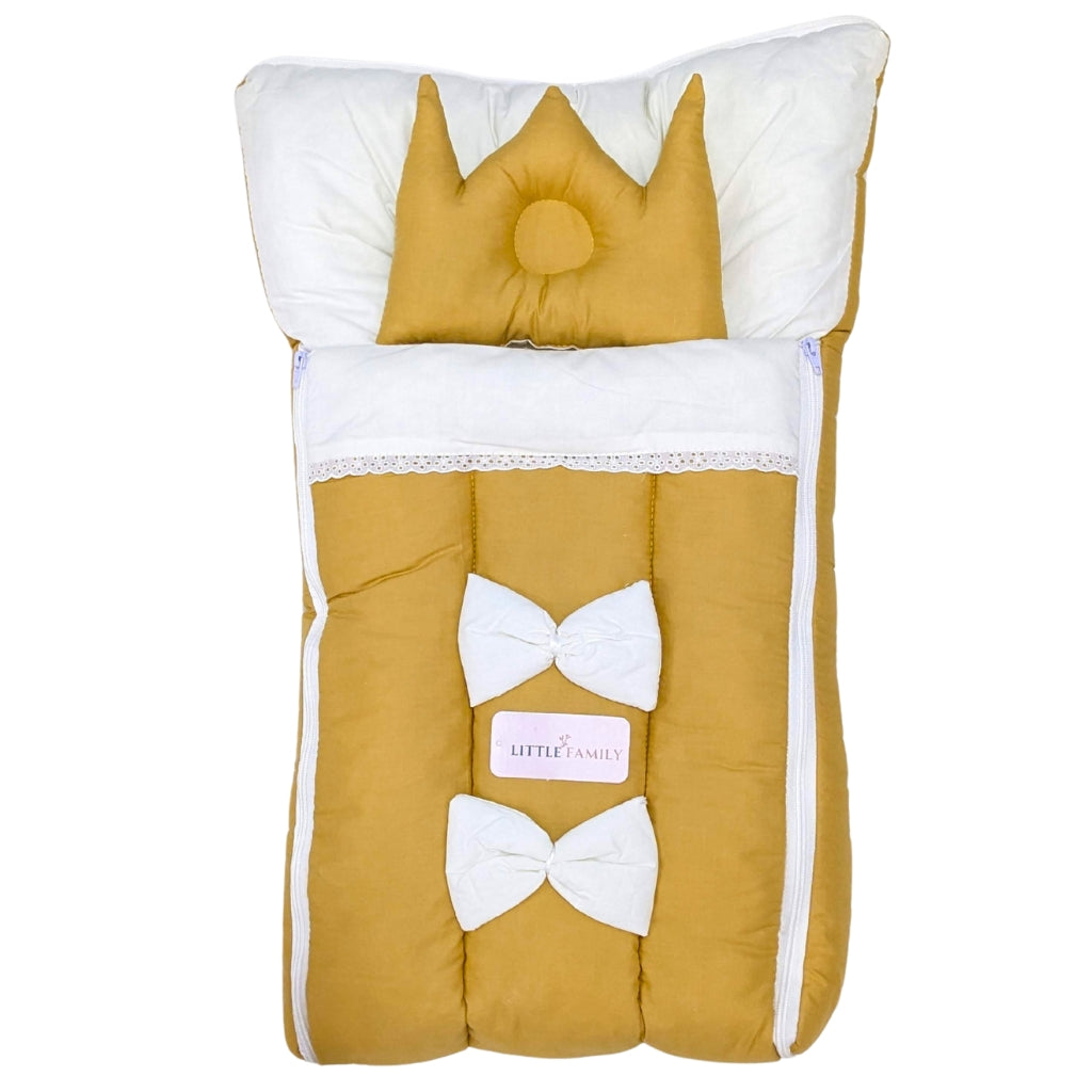 Royal Bow Baby Nest – Mustard Yellow