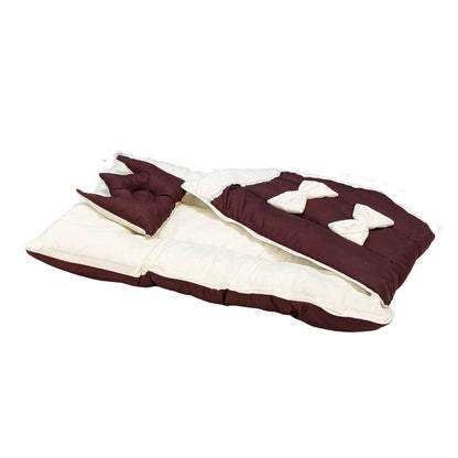 Royal Bow Baby Nest - Deep Brown