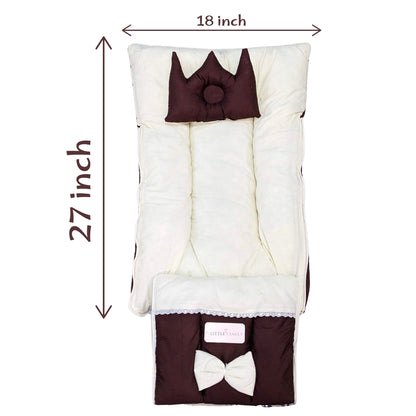 Royal Bow Baby Nest - Deep Brown