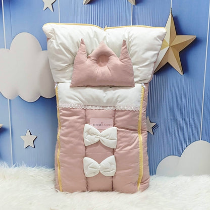 Royal Bow Baby Nest – Baby Pink