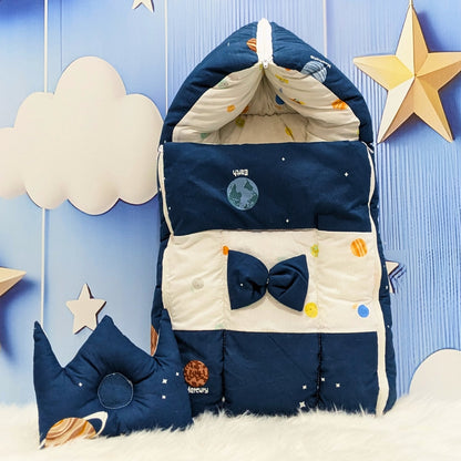 Galaxy Themed Baby Carry Nest – Large