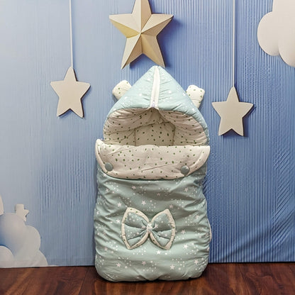 Twinkle Blue Starry Dreams Baby Bedding Set - 8 Pieces