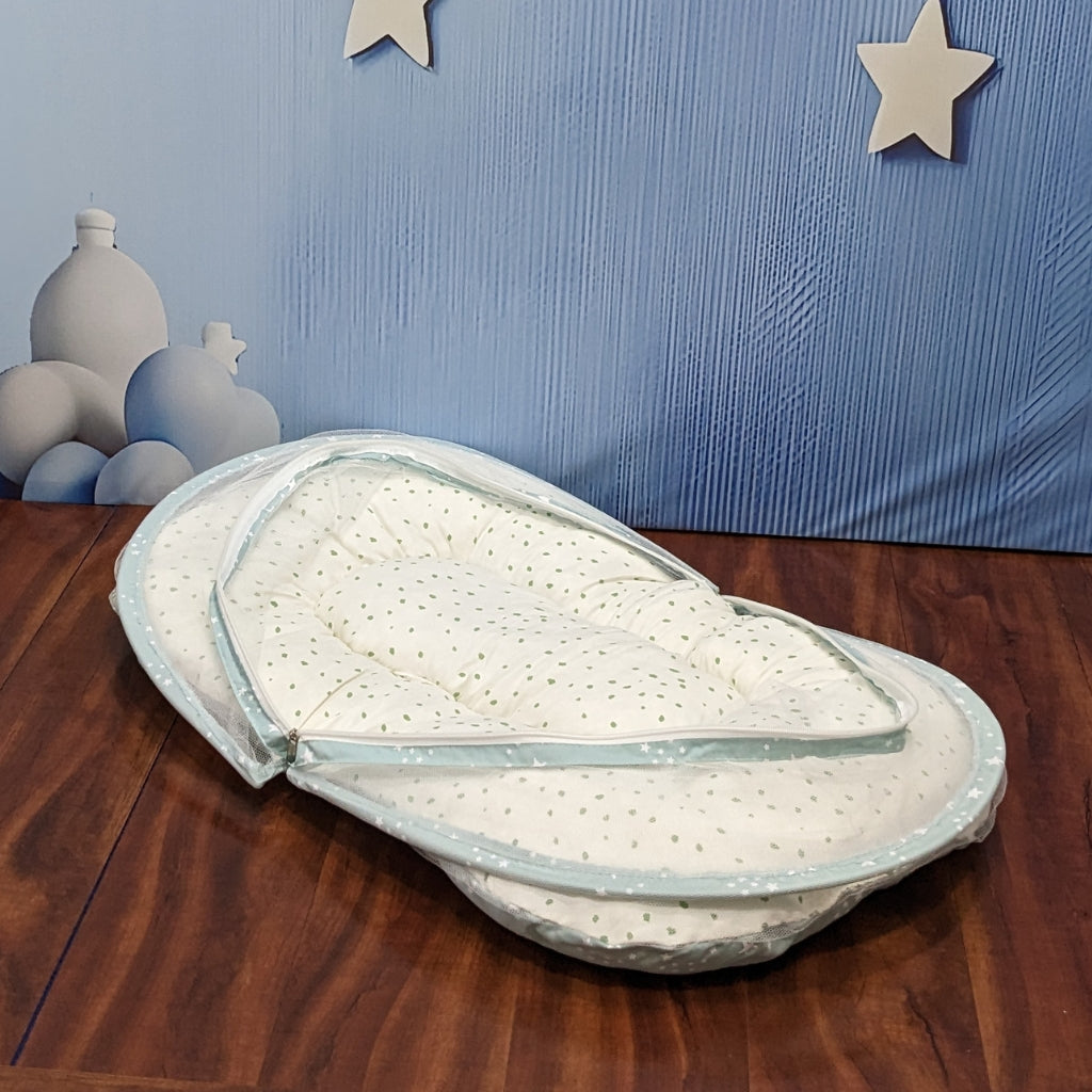 Twinkle Blue Starry Dreams Baby Bedding Set - 8 Pieces