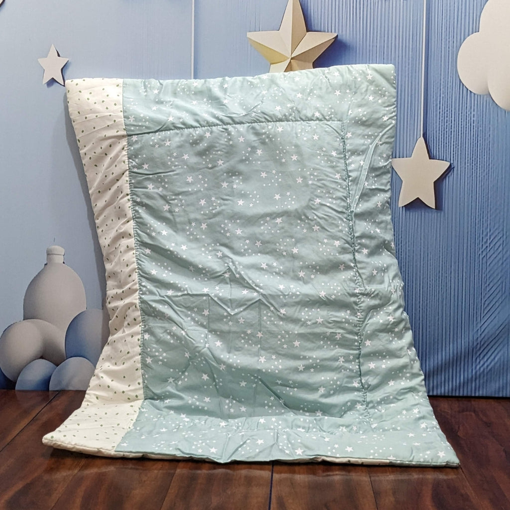 Twinkle Blue Starry Dreams Baby Bedding Set - 8 Pieces