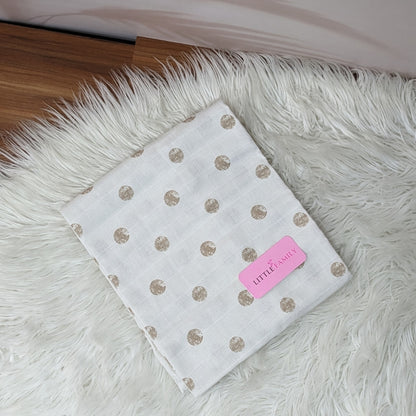 Premium Muslin Swaddle & Receiving Blanket Set