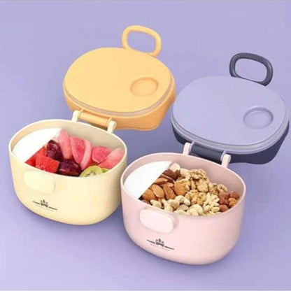 Crown Baby Milk Powder Dispenser – Leakproof & Travel-Ready