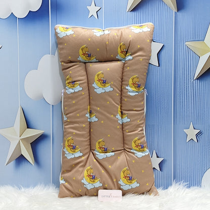 Velvet Baby Carry Nest – Golden Brown | Teddy on Moon Edition